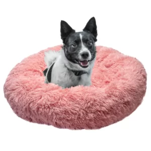 Legowisko dla psa małe 60 cm różowe