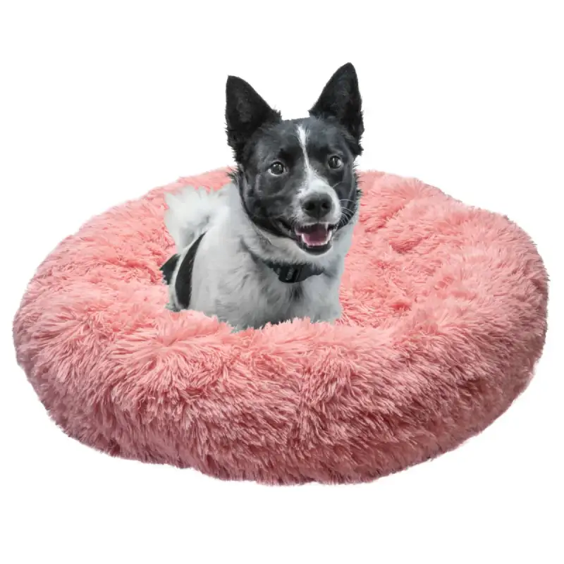 Legowisko dla psa małe 60 cm różowe