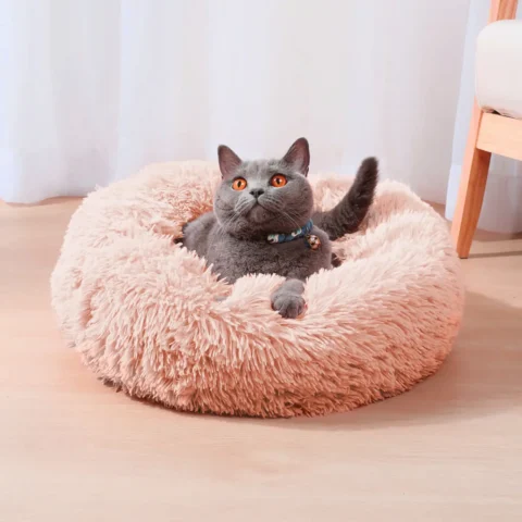 Alternative view of Legowisko dla psa małe 60 cm różowe