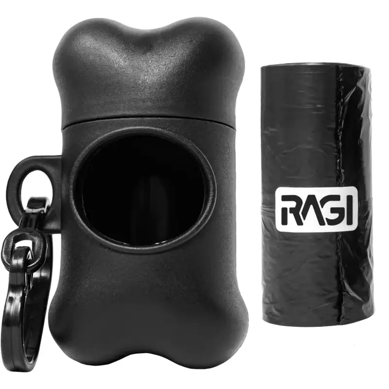 Czarne woreczki na psie odchody RAGI 480 szt + etui - obrazek 3