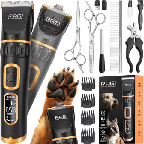 Maszynka do strzyżenia psa RAGI Profesjonalna Cicha Bezprzewodowa