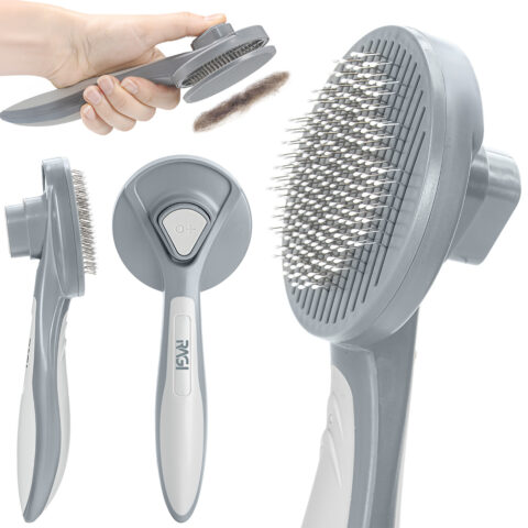 Szczotka samoczyszcząca do sierści dla psa, kota RAGI