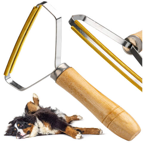 Szczotka do usuwania sierści psa lub kota