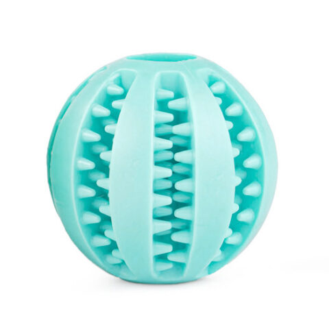 Alternative view of Piłka Dentystyczna dla Psa na Smaczki Przysmaki Gryzak Zabawka Niebieska