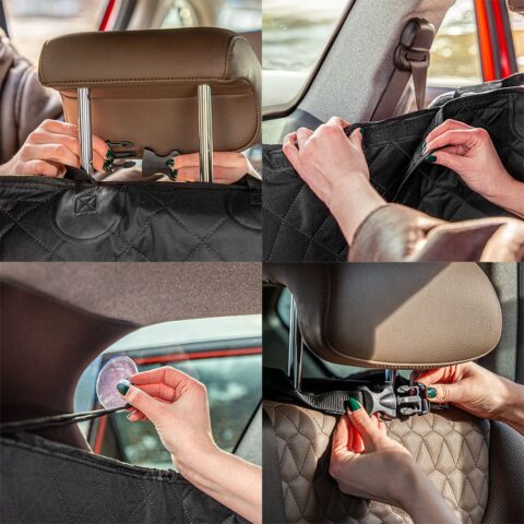 Alternative view of Mata do bagaznika dla psa pokrowiec do samochodu auta kombi uniwersalny