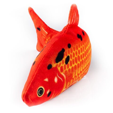 Alternative view of Zabawka interaktywna dla kota Czerwona Rybka + kocimiętka