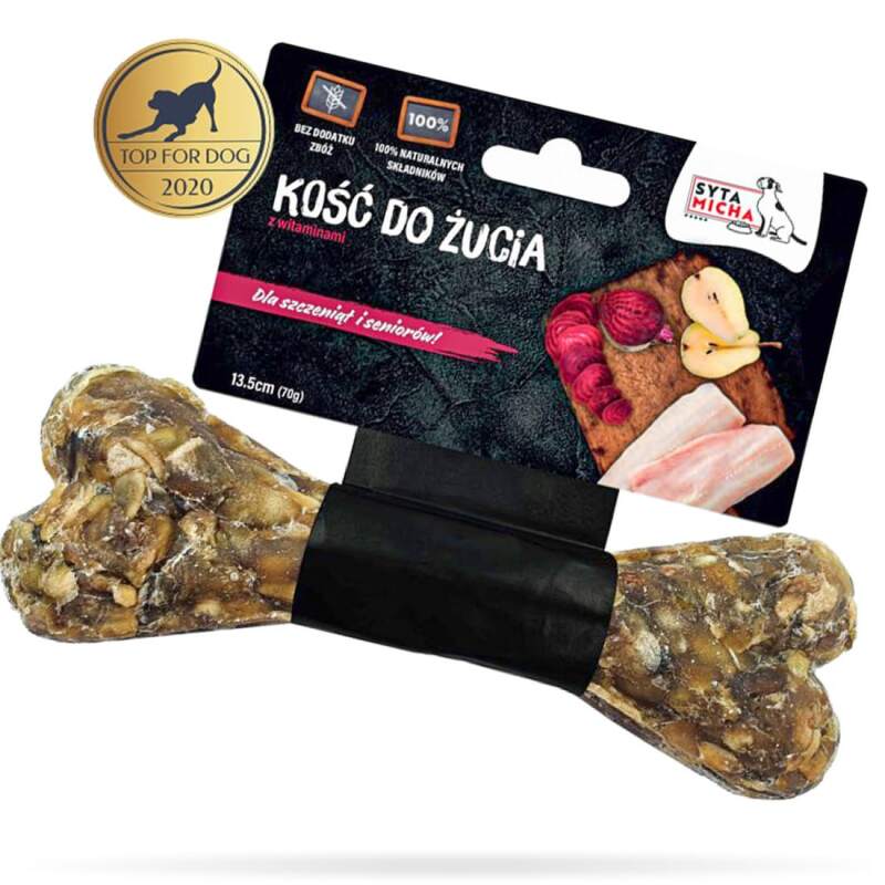 Syta Micha – Gryzak dla psa Kość do Żucia dla Szczeniąt  13,5 cm - obrazek 2