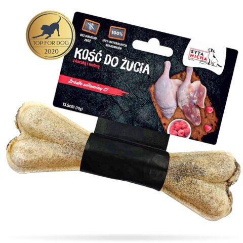 Alternative view of Syta Micha – Kość do Żucia dla Psa Kaczka z Malinami 13,5 cm – Źródło Witaminy C