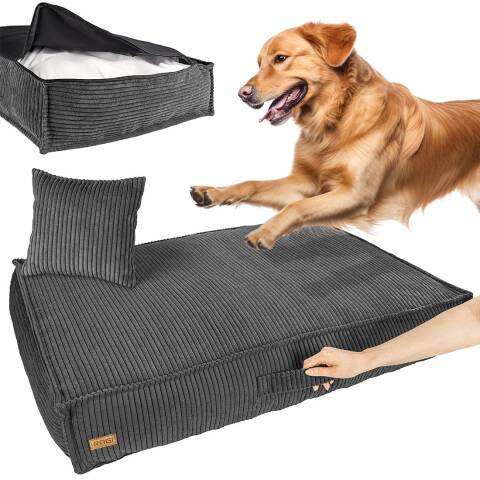 Legowisko dla psa Łóżko Materac Posłanie dla psa Grafitowe Rozmiary