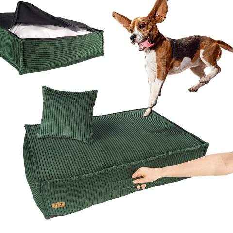 Legowisko dla psa  Łóżko Materac Posłanie dla psa Zielone Rozmiary