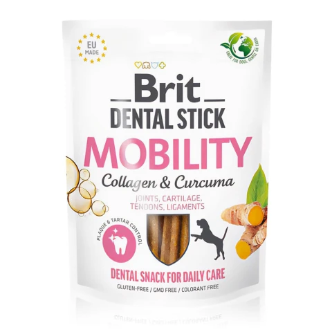 Alternative view of Przysmak dla psa Brit Dental Stick Mobility z Kurkumą i Kolagenem 251g. 7 sztuk