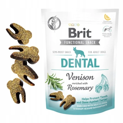 Alternative view of Przysmak dla psa Uzupełniająca Karma dla psa Brit Care Dog Functional Snack Dental Venison 150 g