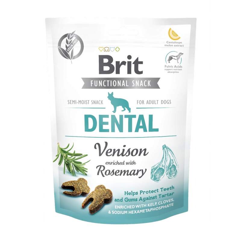 Przysmak dla psa Uzupełniająca Karma dla psa Brit Care Dog Functional Snack Dental Venison 150 g