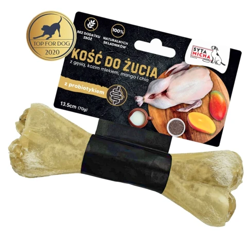 Alternative view of Syta Micha Gryzak dla psa Kość do Żucia z Probiotykiem Naturalny 13,5 cm
