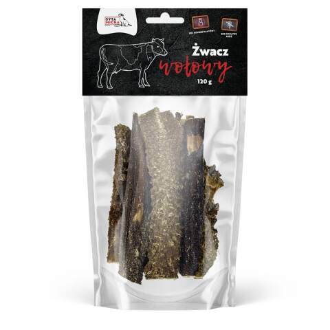 Alternative view of Naturalny Gryzak dla Psa Przysmaki Żwacz Wołowy Suszony 120g Syta Micha