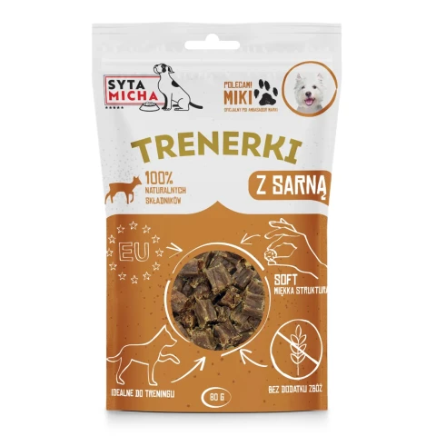 Alternative view of Syta Micha Przysmaki dla psa Trenerki z Sarną Naturalne Smaczki 80 g