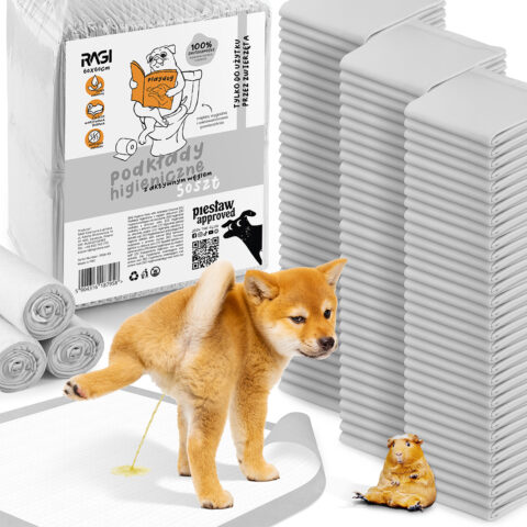 Podkłady dla psów Maty dla psa do sikania Z węglem Chłonne 60x60 50 sztuk