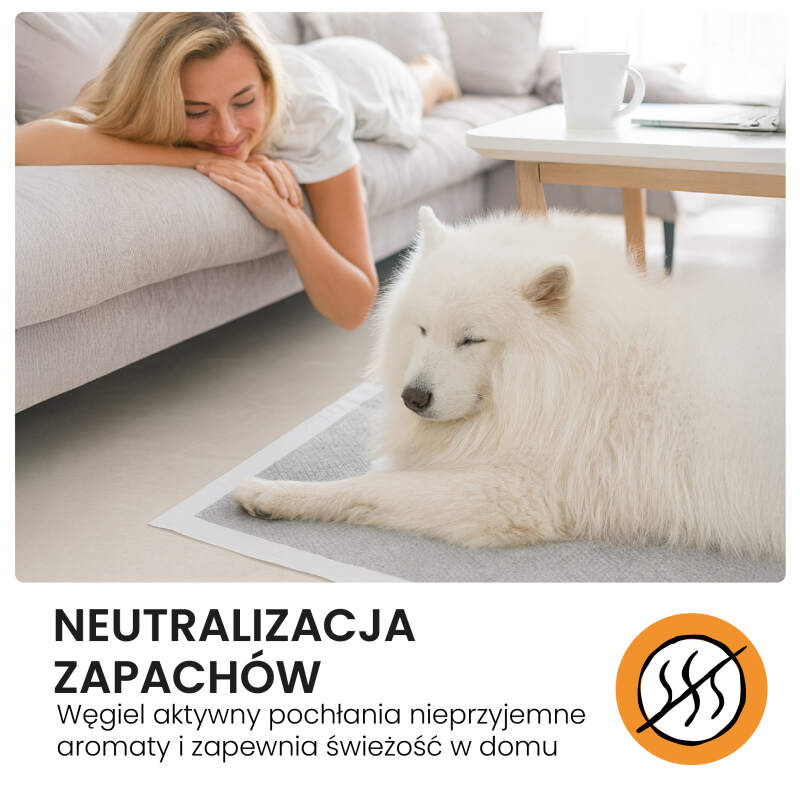 Podkłady dla psów Maty dla psa do sikania Z węglem Chłonne 60x60 50 sztuk - obrazek 6