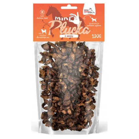 Alternative view of Przysmaki dla Psa Naturalne Smaczki Mini Płucka z Koniny Syta Micha 100 g
