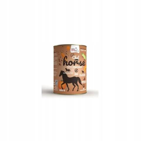 Mokra Karma dla psa Syta Micha Chef Konina z Warzywami 400 g Naturalna