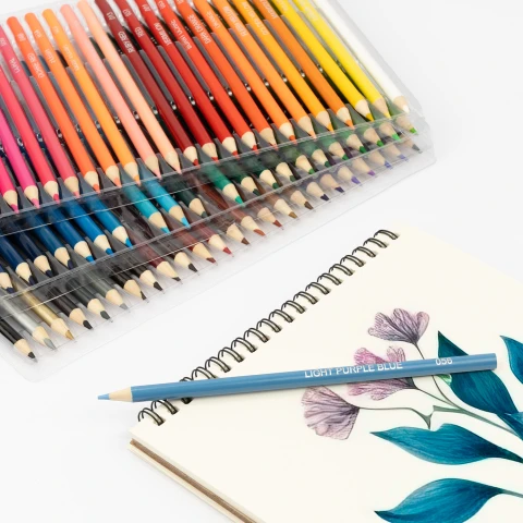 Alternative view of Kredki Olejne Miękkie Artystyczne Profesjonalne Zestaw w Etui 72 Kolory