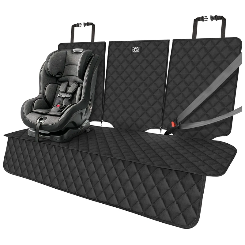 Mata Ochronna pod Fotelik Samochodowy RAGI Pokrowiec na Tylną Kanapę ISOFIX