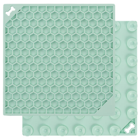 Alternative view of Mata do lizania dla Psa Kota Spowalniająca Antystresowa 20x20 cm Miętowa