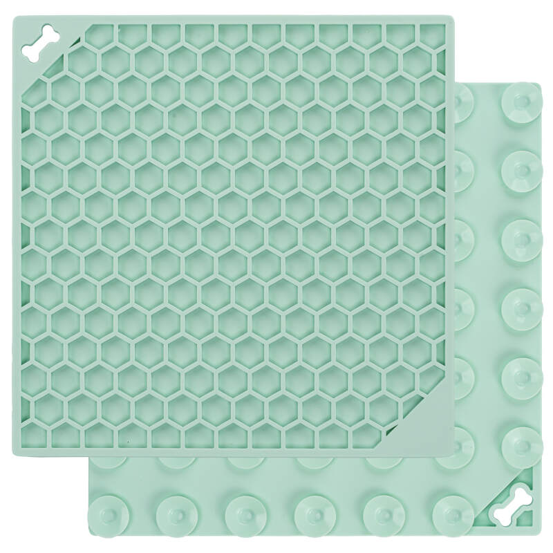 Mata do lizania dla Psa Kota Spowalniająca Antystresowa 20x20 cm Miętowa - obrazek 2