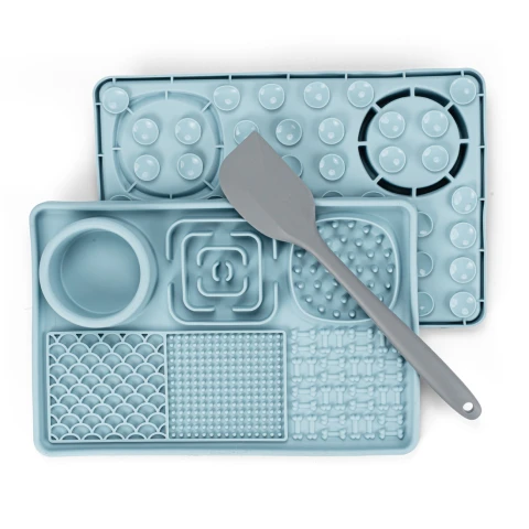 Alternative view of Mata do lizania dla psa Duża Spowalniająca Jedzenie Z ŁOPATKĄ 30x20 cm