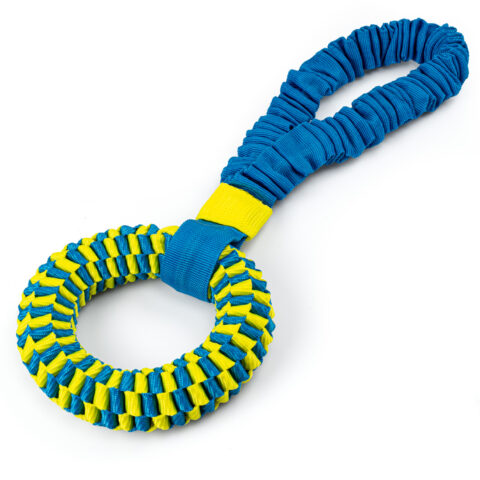 Alternative view of Zabawka dla psa Szarpak Mocny Duży Wytrzymały Koło z Amortyzatorem 43x15 cm