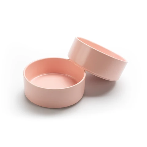 Alternative view of Miska dla Psa Kota Ceramiczna 400 ml Ø 12,7 cm Różowa Miseczka Szczeniaka