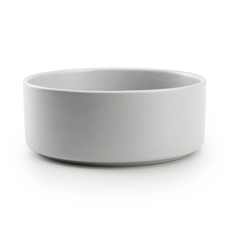 Miska dla Psa Kota Ceramiczna 400 ml Ø 12,7 cm Szara Miseczka Szczeniaka - obrazek 3