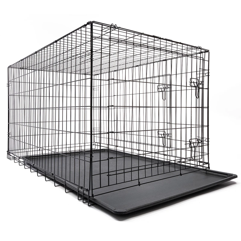 Klatka dla psa kennelowa Metalowa Składana Duża Kojec Zwierząt 120x75x81 XXL - obrazek 3