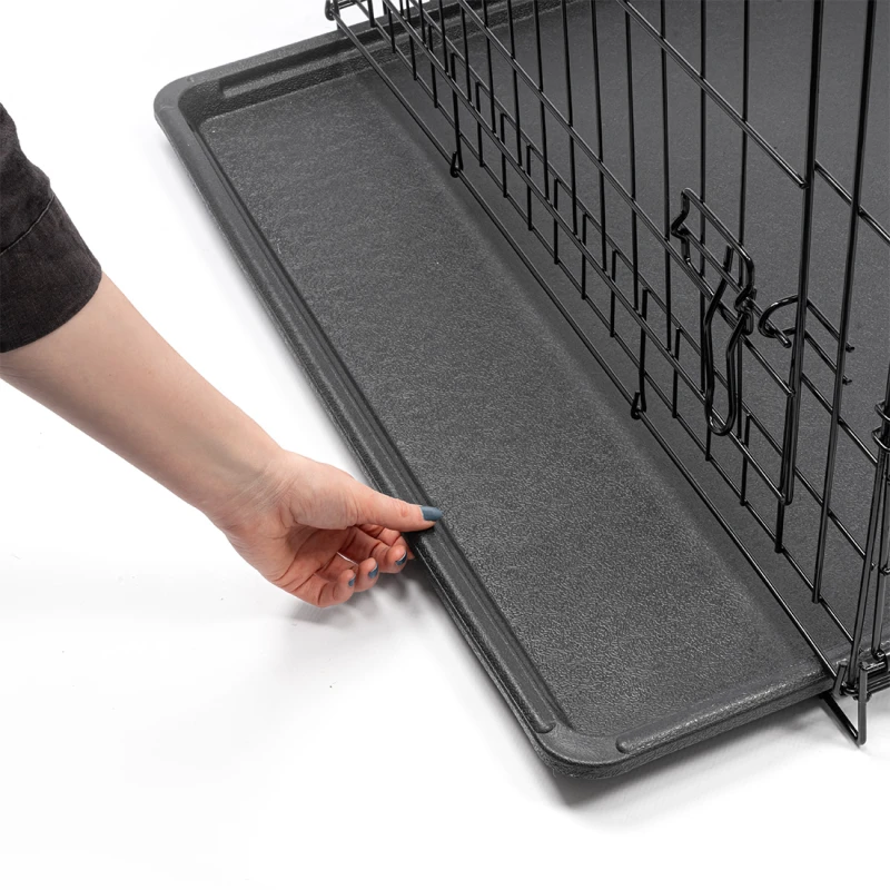 Klatka dla psa kennelowa Metalowa Składana Duża Kojec Zwierząt 120x75x81 XXL - obrazek 7