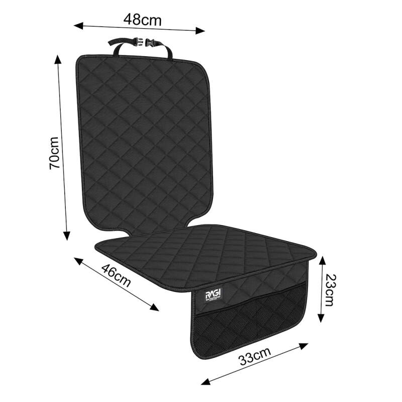 Mata Ochronna pod Fotelik Samochodowy Pokrowiec Fotela Ochraniacz ISOFIX - obrazek 7