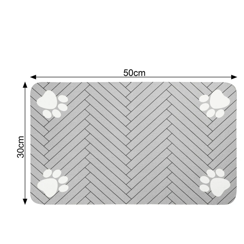 Podkładka pod Miskę dla Psa Kota 30x50 cm Mata Antypoślizgowa Wodoodporna - obrazek 9