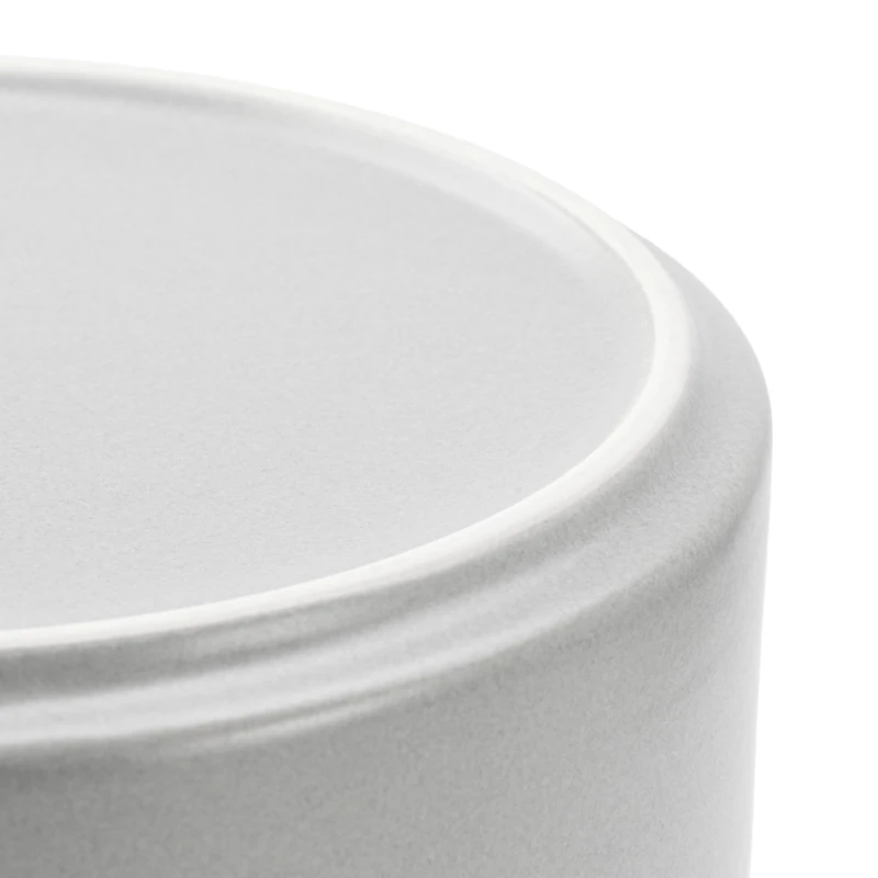 Miska dla Psa Duża Ceramiczna 850 ml Ø 15,5 cm Szara Na Karmę Wodę Stabilna - obrazek 8