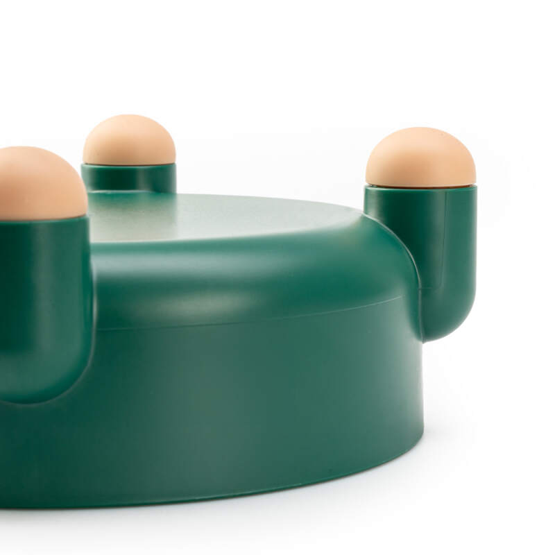 Miska dla psa Antypoślizgowa 2w1 na Karmę Wodę 700 ml Ø 15 cm Zielona - obrazek 10
