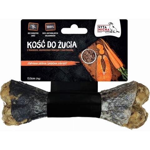 Syta Micha Gryzak dla psa Kość do Żucia na Piękną sierść 13,5 cm