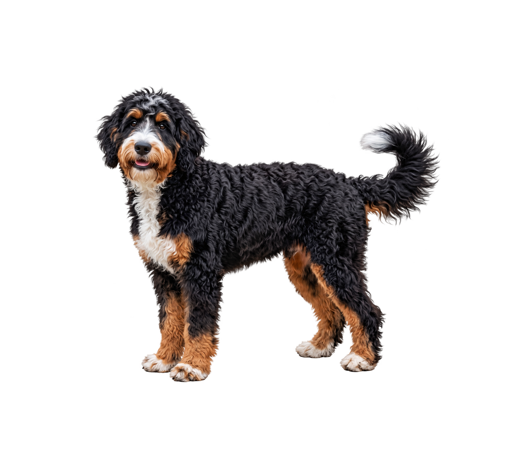 Pies rasy bernedoodle – zdjęcie główne